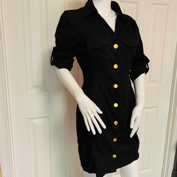 NWT Guess Button Up Dress - Picture 2 of 7
